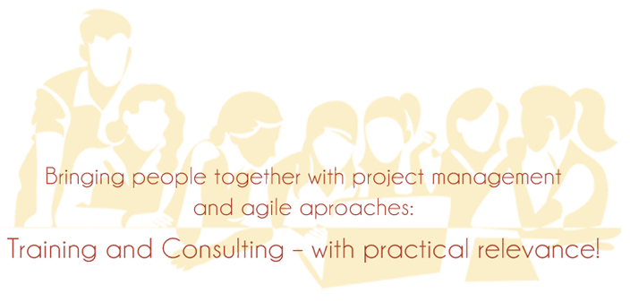 Bringing people together with project management and agile aproaches: Training and Consulting - with practical relevance!